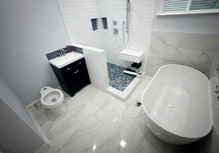 Rock Construction Bathroom Remodeling