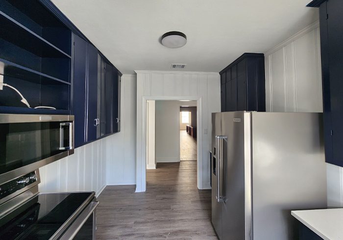 Rock Construction Kitchen Remodel